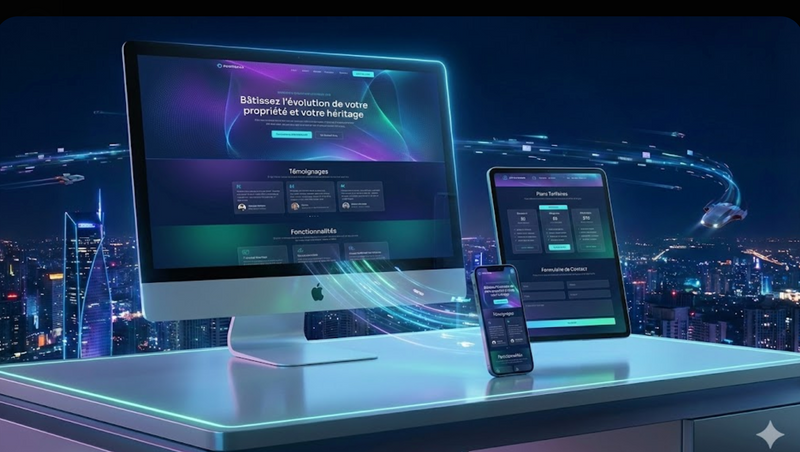 Landing page (1 page)