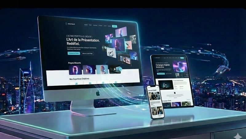 Site portfolio créatif